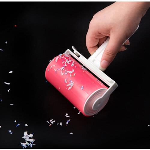 Cleaning Sticky Hair Roller Reusable Wool Dust Catcher Washable Carpet Dust Drum Lint Cloth Hair Remover Brushes C1