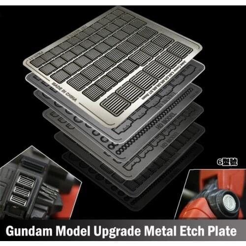 Gundam Models Upgrade Metal Etch Plate Kit Models Hobby Transform Accessory