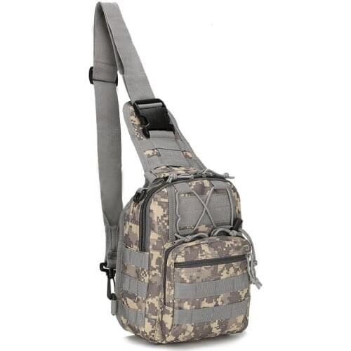 Fashion waterproof army sling military crossbody shoulder bag military tactical camo chest bag pack for men