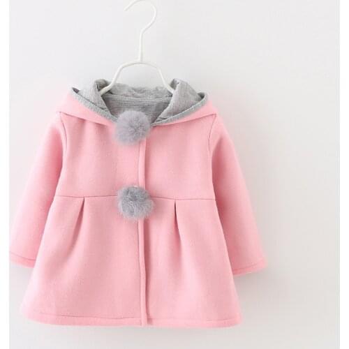 Baby Girls 3 color Cartoon Fashion jackets Girls Outerwear Childrens Coat Spring Autumn Baby Coats