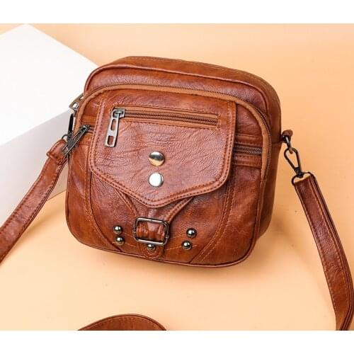 Hot Fashion Crossbody Bags for Women 2021 High Capacity Shoulder Bag Handbag Female PU Leather Women Small Messenger Bags Mini
