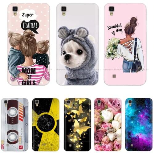 Soft TPU Silicone Case For LG X Power Case Cute Cartoon Floral Pattern Back Cover For LG X Power K220 K220DS Phone Case 5.3"