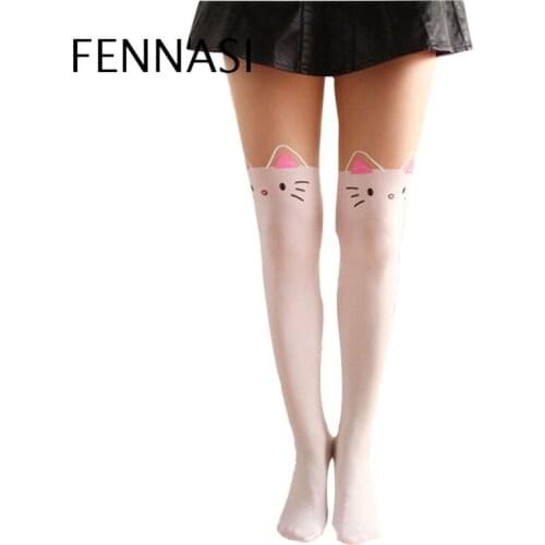 Nylon Printing Female Tights Women Polka Dot Tights Adult Cute Colored Fashionable Pantyhose Women Role Playing Hosiery FENNASI