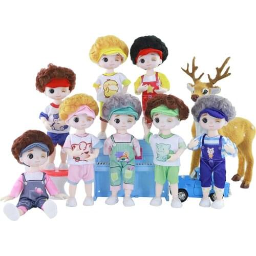 New Mini 16cm BJD Mini Doll 13 Articulated Sports Set Blinking Eye Doll 3D Eye DIY Girl Doll Clothes Dress Up 1/12 Best Gift Toy