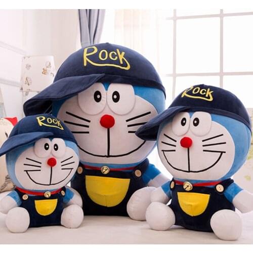 30-50cm Cartoon Anime Doraemon Cat Plush Toys Soft Blue Fat Doll Kids Gift Cute Stuffed Animals Pillow Room Decor Dropshipping