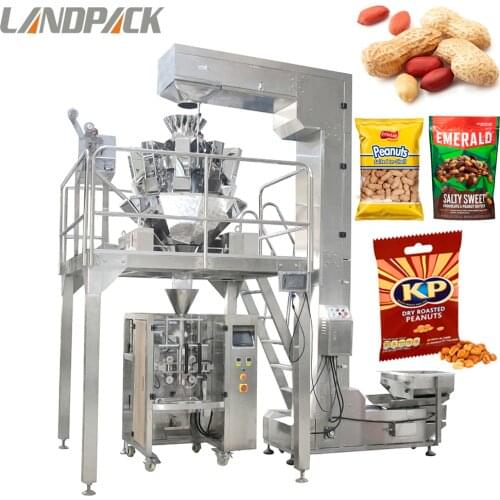 Full Automatic Vertical Coffee Beans/Peanut/Cashew Nut Granule Packaging Machine