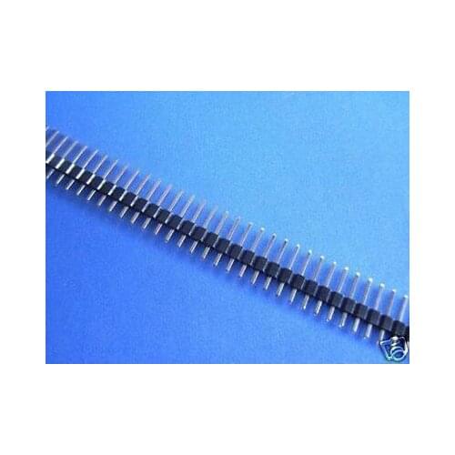 100pcs 1.27mm 50 Pin Male Single Row Pin Header Strip