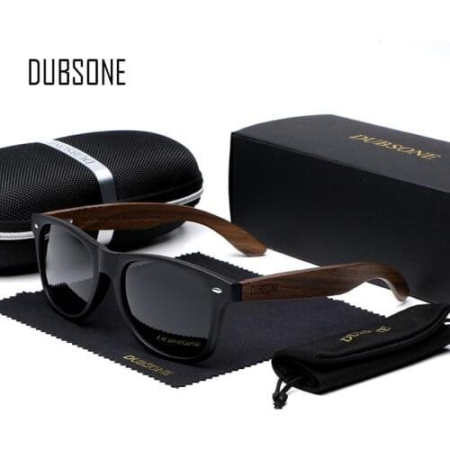Black Walnut Sunglass Wood Polarized Sunglasses Men Glasses Men UV400 Protection Eyewear Wooden Original Box Oculos de sol