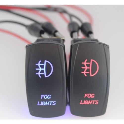 IP68 Waterproof 24V/10A,12V/20A LED OFF-ROAD Car Bus Marine Push Button Rocker Toggle Switch FOG LIGHTS
