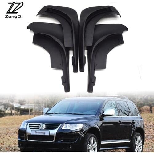 ZD Car Front Rear Mudguards For Volkswagen VW Touareg Mk1 2008 2009 2010 Facelift Accessories Mudflaps Car-styling 1Set Fenders