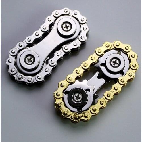 Sprockets Flywheel Fingertip Gyro Sprockets Chains EDC Metal Toy Gear Chain