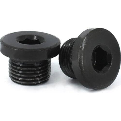 1pcs G1/8 G1/4 G3/8 G1/2 G3/4 G1 G1-1/4 G1-1/2 G2 Carbon steel Allen flange band edge Plug Hex Socket Stuffy Oil Drain Plugs