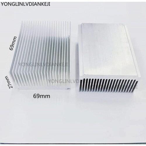 1pcs cpu heatsink 69*27-120mm/20W led heatsink/fan heat sink/aluminum heat sink/diy heatsink