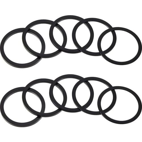 10 Pcs Bike Bicycle 7 8 9 10 11 Speed Flywheel Hub Washer 1mm 1.5 mm 2 mm 2.5 mm 3.0 mm Bottom Bracket Washer,Black