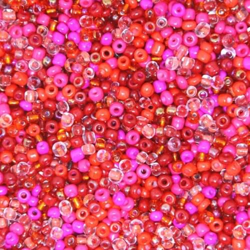 3mm 300pcs Red Multicolor Czech Glass Seed Spacer Beads Austria Crystal Round Beads For Kids Jewelry DIY Making Accessorie