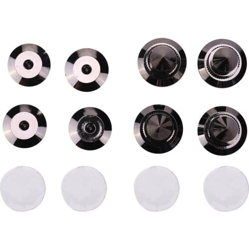 4Sets Speaker Shockproof Foots Spikes Stand Audio Speaker Accessories Diy Speaker Cd Dac Recorder Stand Feet Pads Floor Base Flo