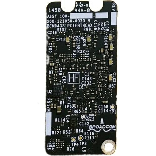 5pcs/lot Wifi Wireless Bluetooth 4.0 Airport Card For Macbook Pro 13" A1278 15" A1286 17" A1297 2011~2012 BCM94331PCIEBT4CAX