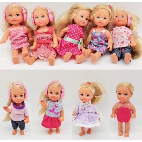 6PCS/LOT Dolls Mini 11CM Kelly Dolls Toys For Girls