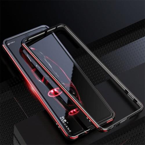 For Huawei Honor 10 Lite Case Metal Frame Double Color Aluminum Bumper Protect Cover for Honor 10 lite Honor 9x 9x Pro Case