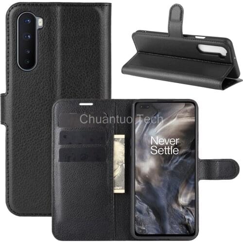 Fashion Wallet PU Leather Case Cover For OnePlus Nord/OnePlus 8 Nord 5G/Oneplus Z Clover Aurora Flip Protective Phone Back Shel