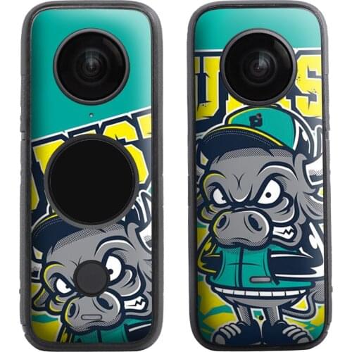 For Insta360 ONE X2 Sticker Waterproof Effective Protection Skin Scratch-Proof Cover PVC Case Soft Imported Removable Decals