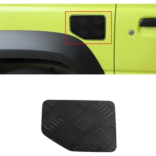 For Suzuki Jimny 2019 2020 2021 JB64 JB74 Car Fuel Tank Cap Decoration Trim Stickers Exterior Accessory Aluminum Alloy Black Red