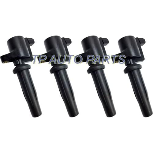 4 PCS Ignition Coils For For-d Maz-da Mer-cury For-d Tran-sit Conn-ect OEM 4M5G-12A366-BC 4M5G12A366BC