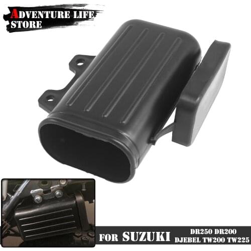 Motorcycle Pit Dirt Trail Bikes Tool Box Holder Bottle Plastic Container For Suzuki DR250 DR200 Djebel TW200 TW225 TW 200 225