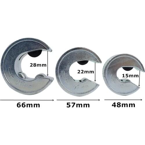 15/22/28mm Mini Round Pipe Tube Cutter Aluminium Alloy Body Self Locking for Copper PVC Plastic Pipe Cutting Tool Scissors Round
