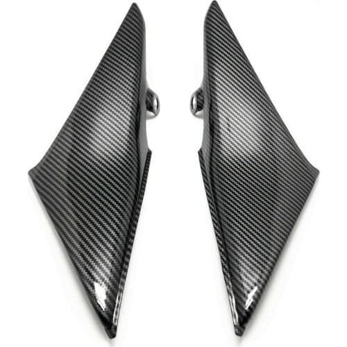 Carbon Fiber Pattern L R Tank Side Trim Cover Fairing Cowl for 2003-2004 Honda CBR600RR