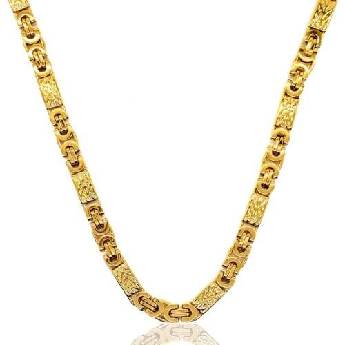 AMUMIU Necklaces For Women Men Rose Gold Venitian Curb Snail Foxtail Link Chains Necklace Fashion Jewelry HZN191