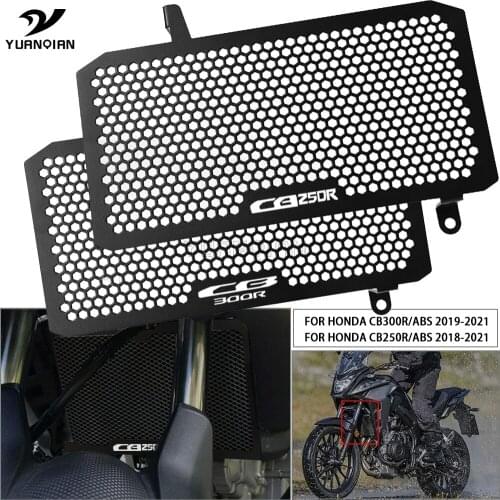 For HONDA CB300R CB250R 2019 2020 2021 CNC Motorcycle Radiator Grille Guard Oil Cooler Cooling Cover Protection CB 300R 250R ABS