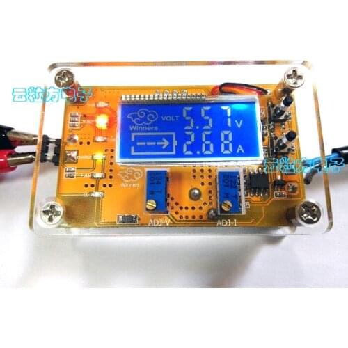 5A 5v-36v to 1.25-32v 12v 24v 19v Adjustable CC CV Display Step Down charge Module LED Panel Voltmeter Ammeter LED Driver power