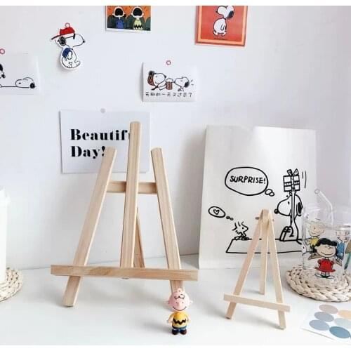 Foldable Desktop Wooden Holder For iPad Mobile Phone Tablet PC Stand Holder Book Holder Mini Easel big and small