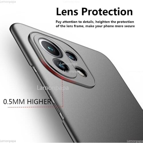 Ultral-thin Case for Xiaomi 11 10 Pro Ultral 10S Redmi K40 Pro Matte Case All-inclusive Protect Cover for Xiaomi 11 Ultral Case