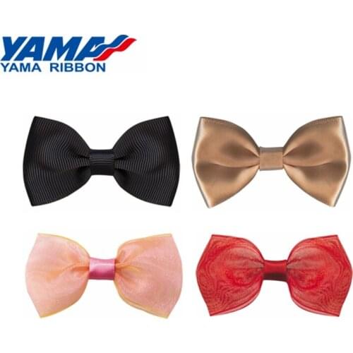 YAMA Ribbons Bow Tie Width 66mm±3mm 200pcs/bag Satin Grosgrain Orangza Ribbon Wedding DIY Decoration Crafts