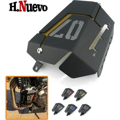 Motorcycle Accessories Water Tank Shielding Guard Cover Side Grille Protector Shell For YAMAHA MT07 MT 07 FZ07 FZ 07 2014-2016