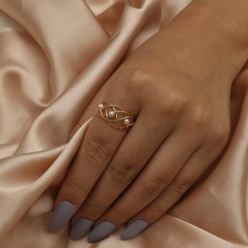 MANGOSKY 925 Silver Fashion Adjustable Size Ring For Women