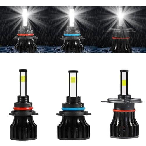 1 Pair High Brightness Car Front Headlights Day Time Running LED COB Light Lamp