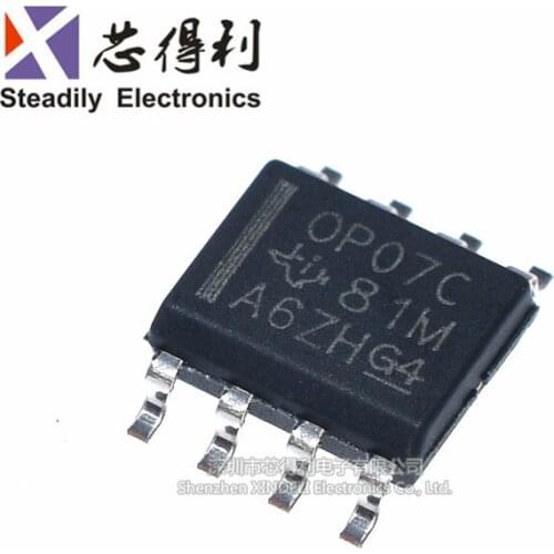 10pcs/lot Original | Patch Op07c Sop-8 Bipolar Operaonal Amplifier Op07cdr Op07cdrg4