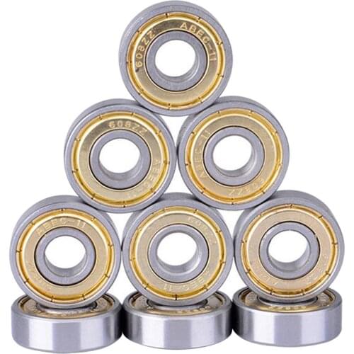10pcs Skateboard Bearing Replacement Quiet Skates Wheels Steel Bearings