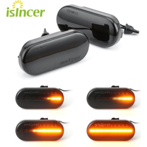 2 pieces Led Side Marker Turn Signal Light Sequential Blinker Light For Volkswagen VW Bora Golf 3 4 Passat 3BG Polo SB6