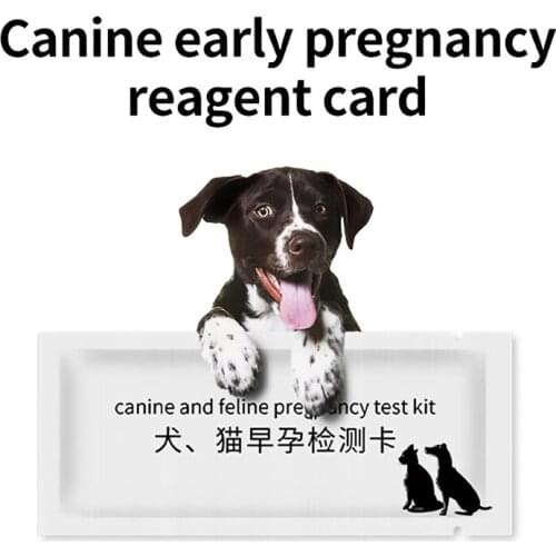 3pcs pet pregnancy test strip dog cat pregnancy test card feline canine pregnancy tester kit pet supplies dog hospital new