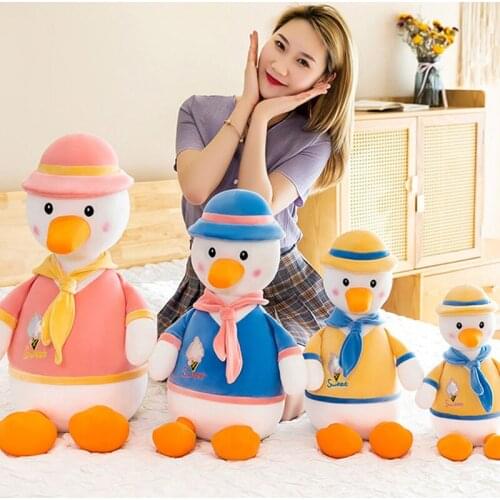 30-60cm net sand carved duck Plush Doll creative new products duck doll animal plush toys birthday gift