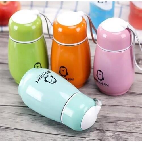 400ML Creative Penguin Water Cup Thermos Bottle Cute gift Insulated Cup Vacuum Flask Coffee Mug Cute Water Bottle