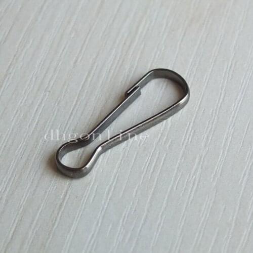 500 Purse Zipper Pulis 1" Spring Hook 25mm Nickle-Black Snap strap Lanyard Zipper pull