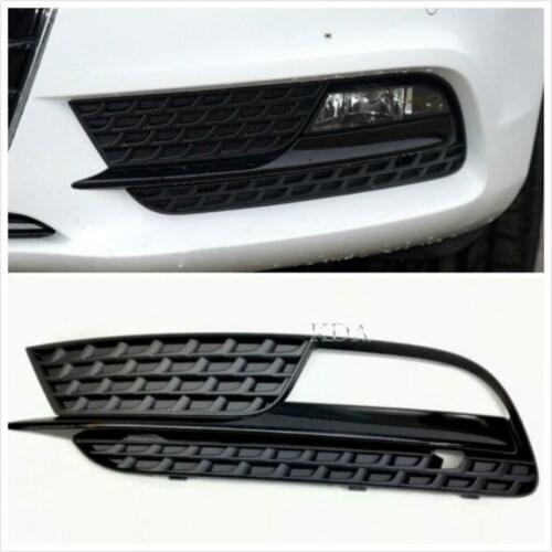 Auto Left Right Side Front Bumper Fog Light Grille Grill Cover For Audi A5 2012 2013 2014 2015 2016