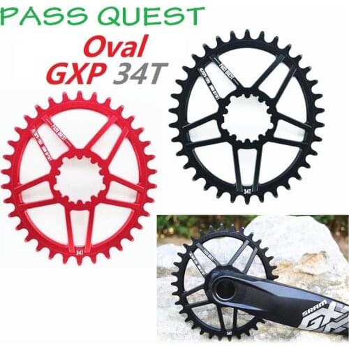 MTB Mountain Bike Oval Chain Wheel 6mm Offset 34T Teeth GXP Chain Ring 9/10/11/12 Speed Universal For XX1 NX X1 GX Crankset