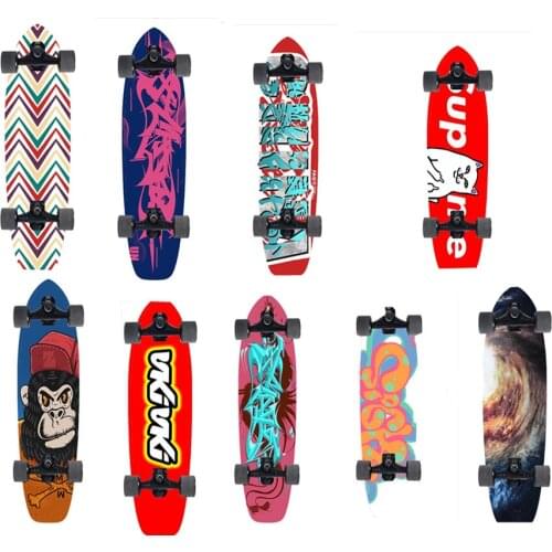 Cx4 Land Surf board Maple Cruiser Skate Board Beginner Exercise Brush Street Big Fish Board Walking Skateboard Longboard