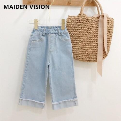 Baby Girl Jeans summer fashion Baby Loose denim trousers Childrens Denim Pants Spring Autumn Childrens trousers Kids jeans